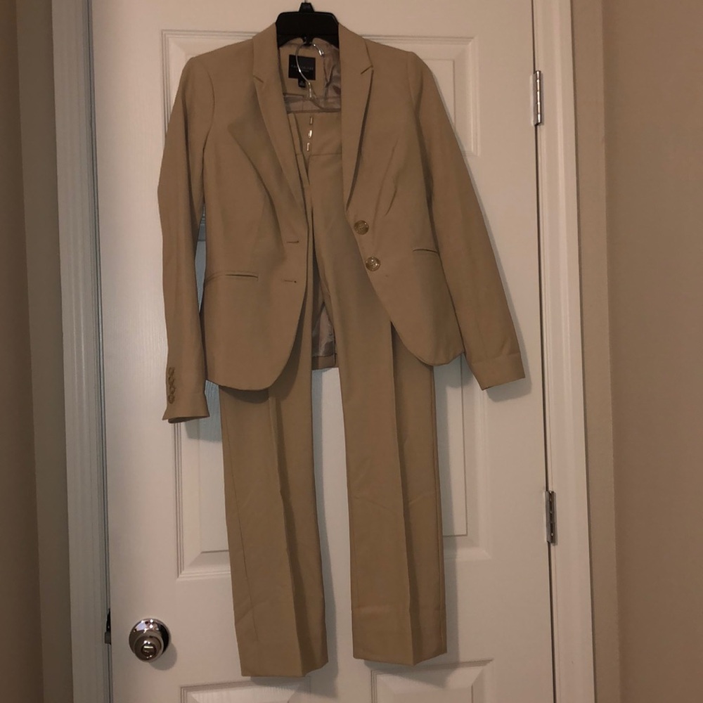 Tan pantsuit
